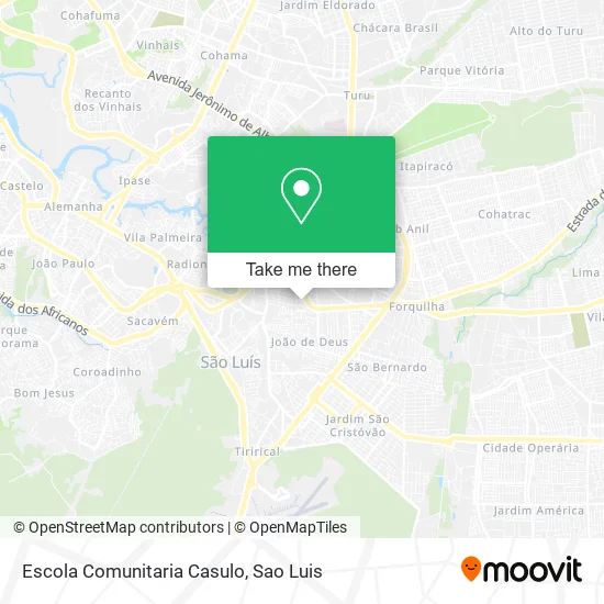 Escola Comunitaria Casulo map