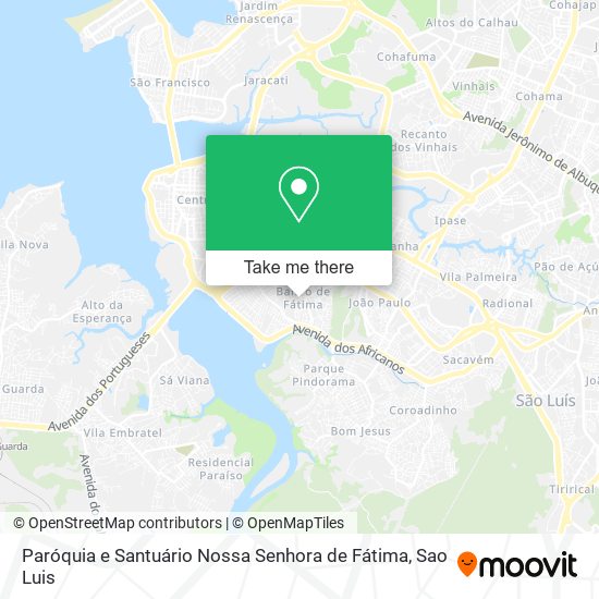 Paróquia e Santuário Nossa Senhora de Fátima map