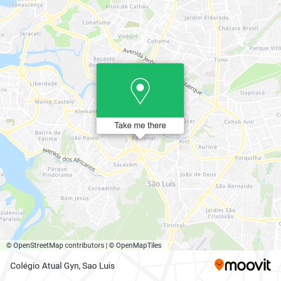 Colégio Atual Gyn map