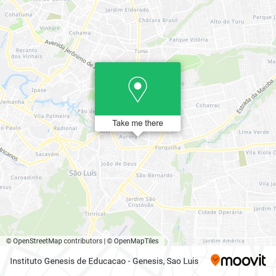 Instituto Genesis de Educacao - Genesis map