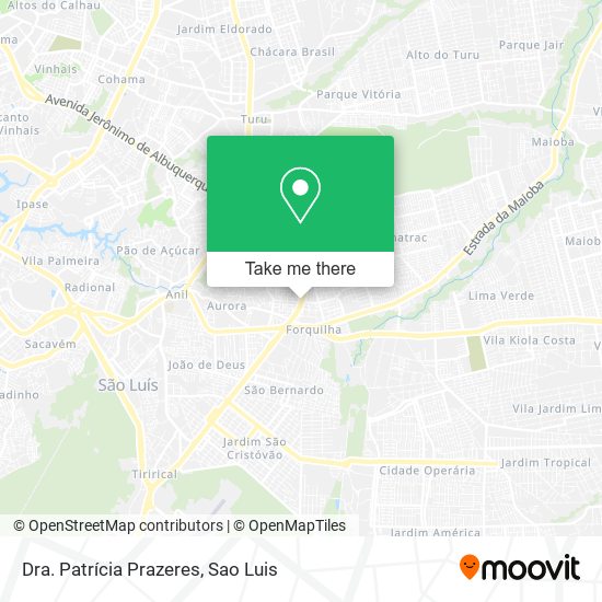 Dra. Patrícia Prazeres map