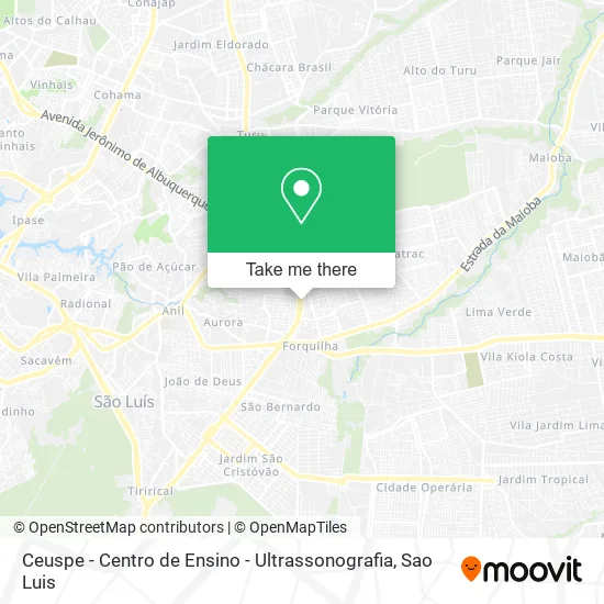 Ceuspe - Centro de Ensino - Ultrassonografia map