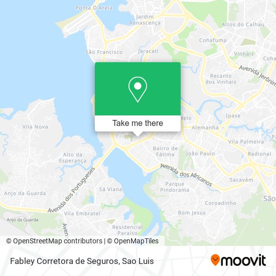 Fabley Corretora de Seguros map