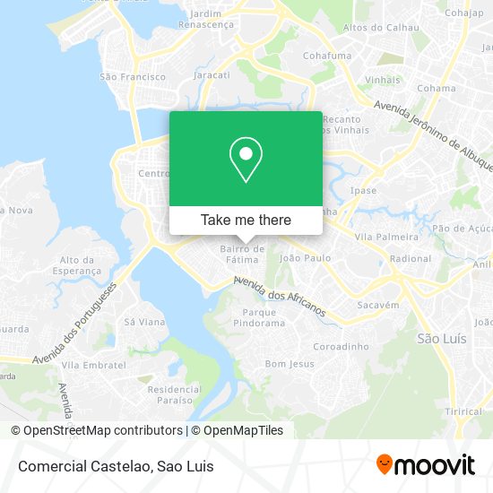 Comercial Castelao map