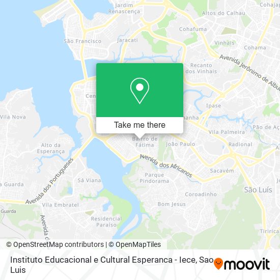 Instituto Educacional e Cultural Esperanca - Iece map