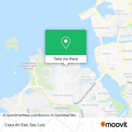 Casa do Gas map