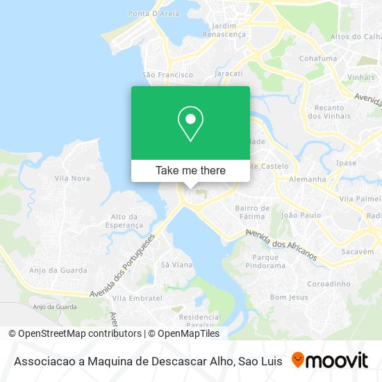 Associacao a Maquina de Descascar Alho map