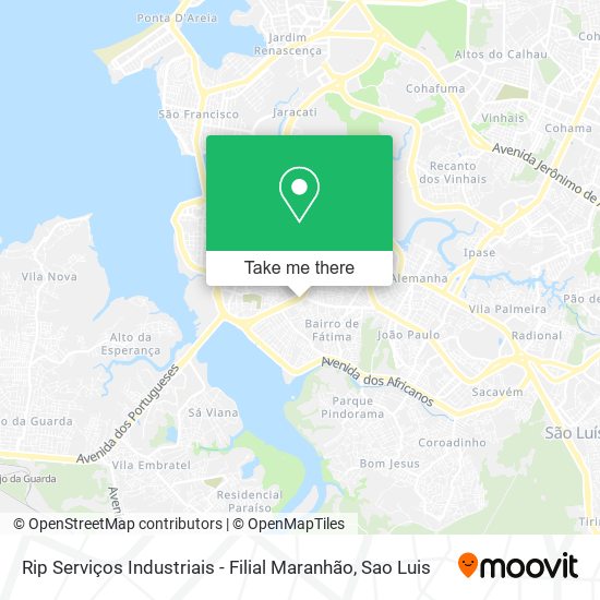 Mapa Rip Serviços Industriais - Filial Maranhão