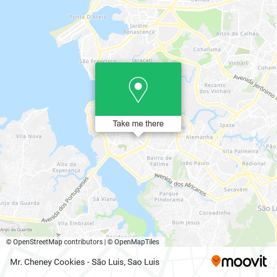 Mr. Cheney Cookies - São Luis map