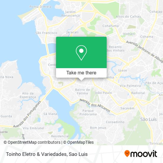 Toinho Eletro & Variedades map