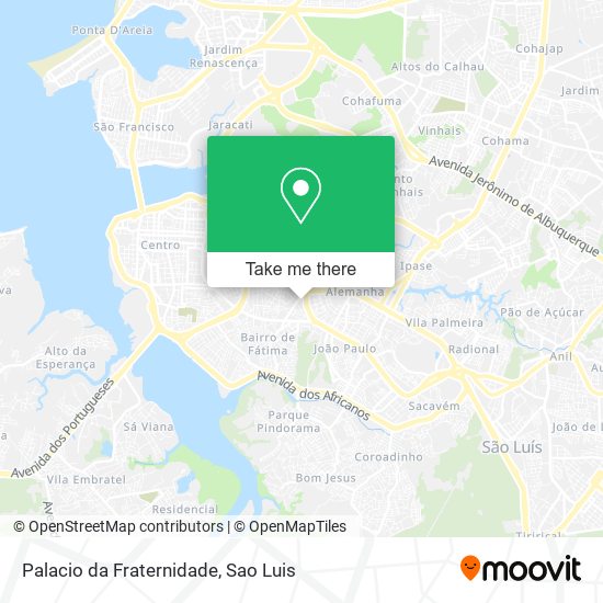Palacio da Fraternidade map