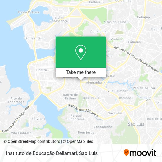 Instituto de Educação Dellamari map