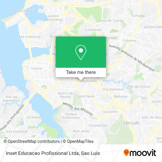 Inset Educacao Profissional Ltda map