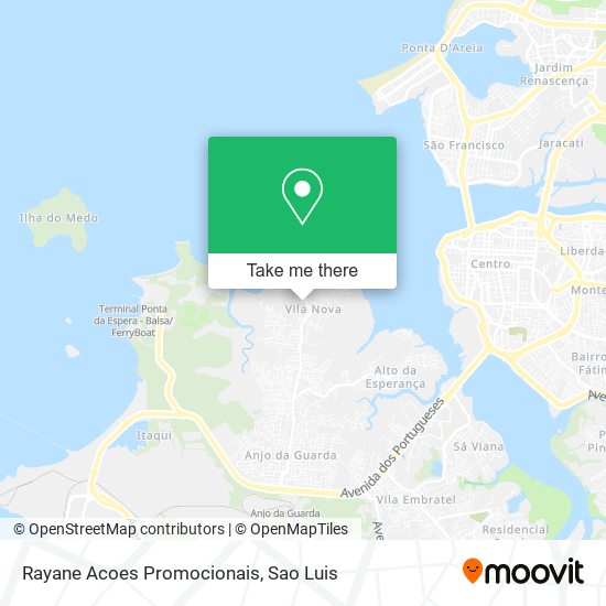 Rayane Acoes Promocionais map