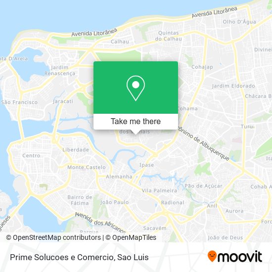 Prime Solucoes e Comercio map
