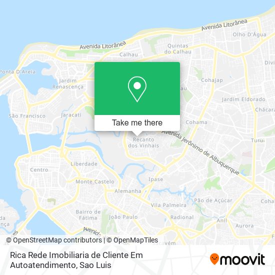 Rica Rede Imobiliaria de Cliente Em Autoatendimento map