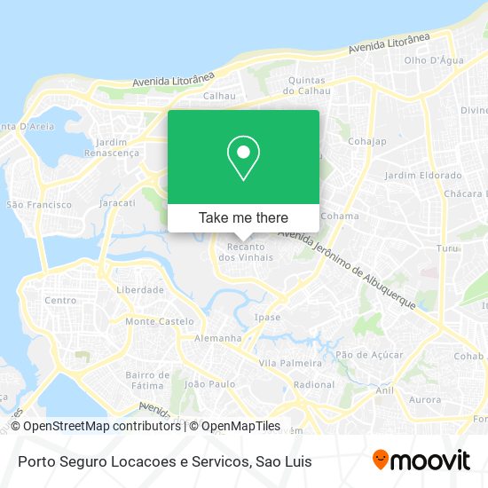 Porto Seguro Locacoes e Servicos map