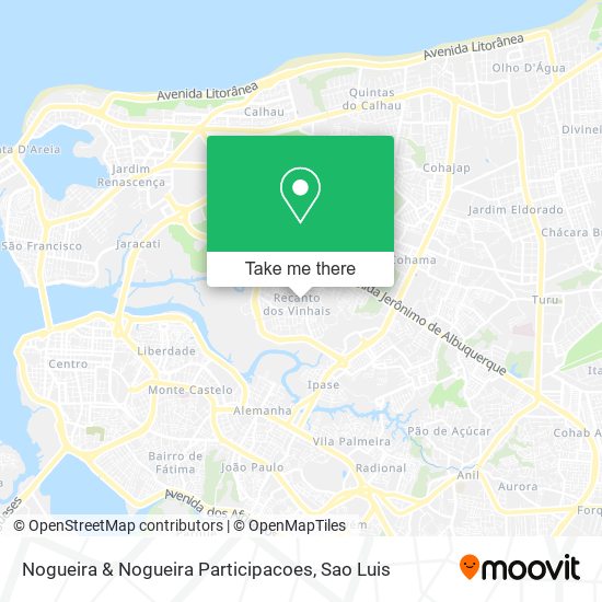 Mapa Nogueira & Nogueira Participacoes