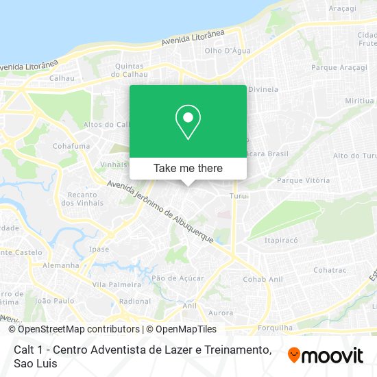 Mapa Calt 1 - Centro Adventista de Lazer e Treinamento