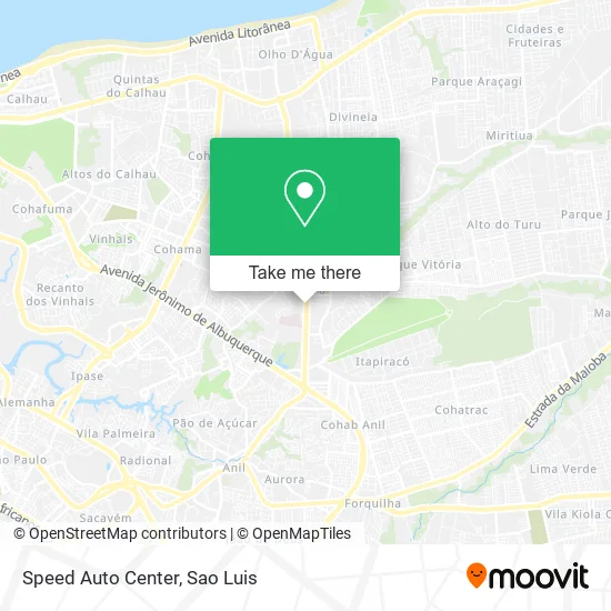 Speed Auto Center map