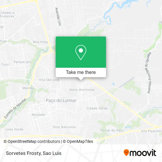 Sorvetes Frosty map