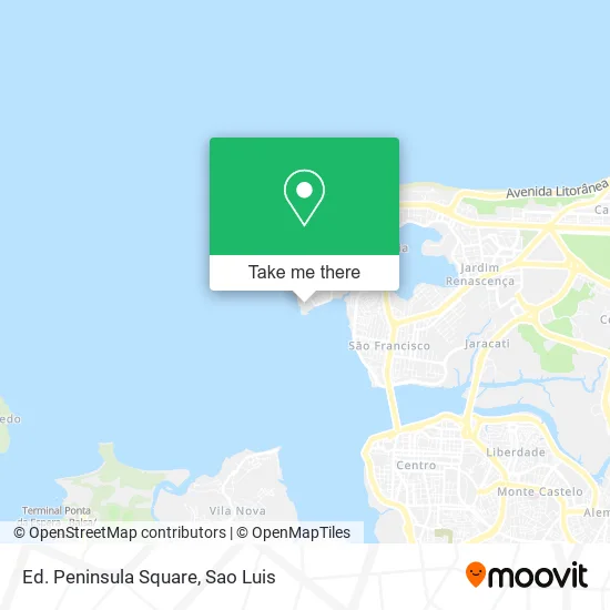 Ed. Peninsula Square map