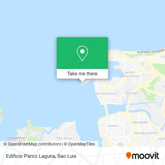 Edificio Parco Laguna map