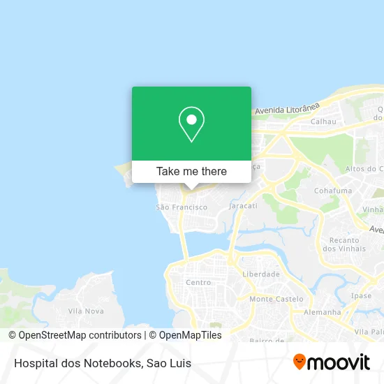 Hospital dos Notebooks map