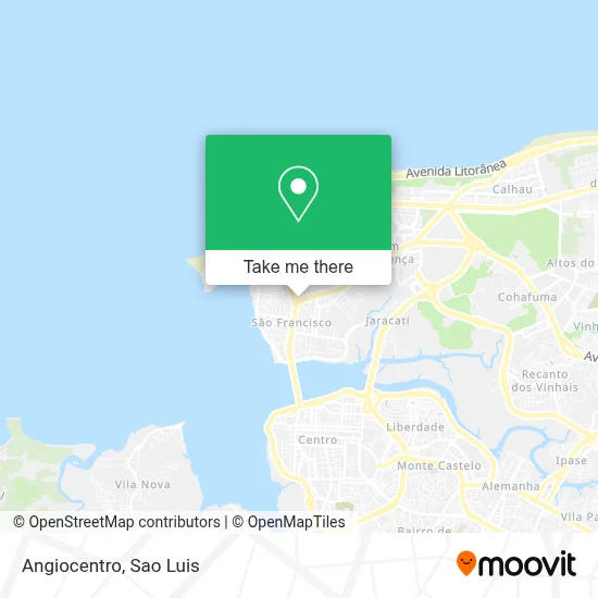 Angiocentro map