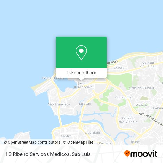I S Ribeiro Servicos Medicos map