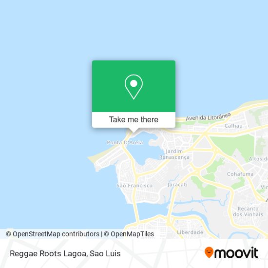 Reggae Roots Lagoa map
