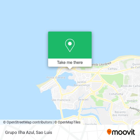 Grupo Ilha Azul map