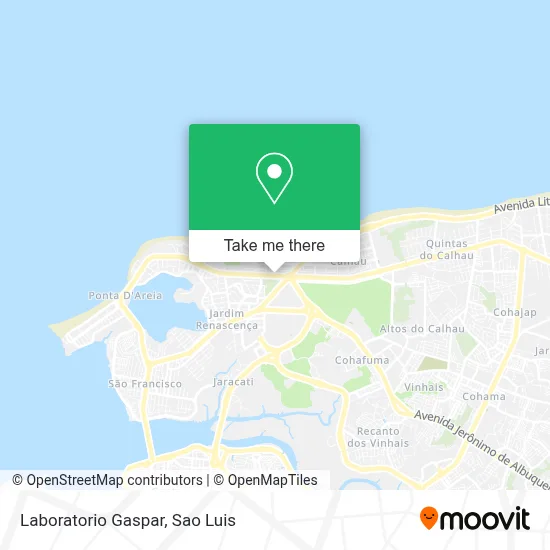 Laboratorio Gaspar map