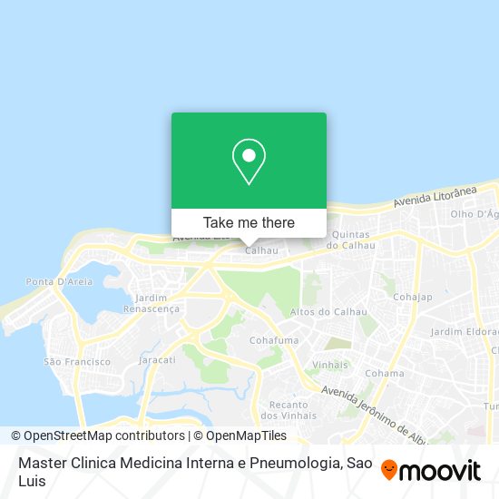Master Clinica Medicina Interna e Pneumologia map