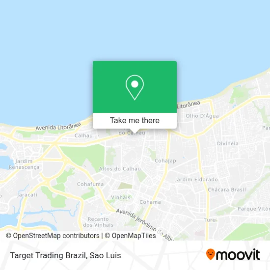 Target Trading Brazil map