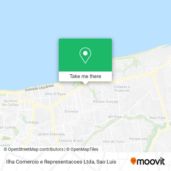 Ilha Comercio e Representacoes Ltda map