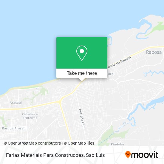 Farias Materiais Para Construcoes map