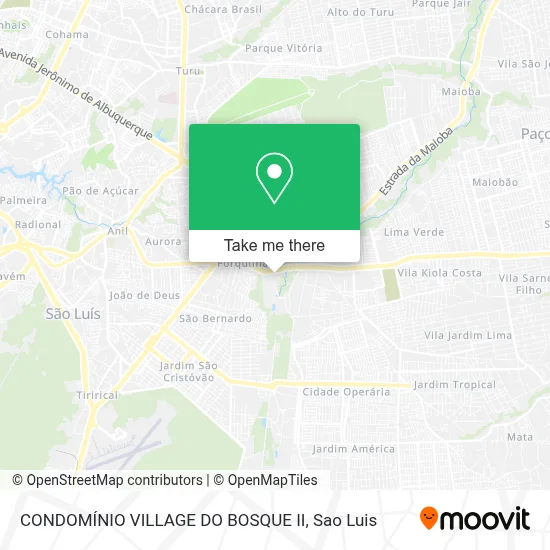 CONDOMÍNIO VILLAGE DO BOSQUE II map