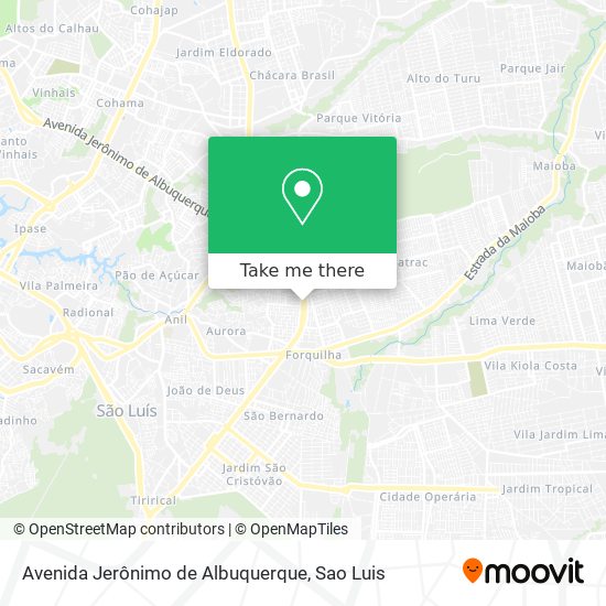 Avenida Jerônimo de Albuquerque map