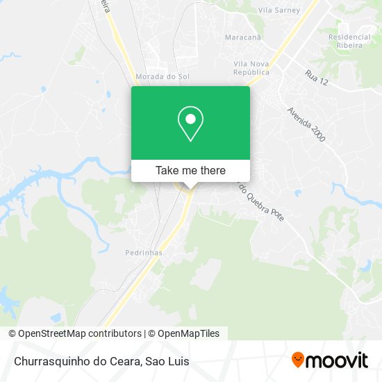 Mapa Churrasquinho do Ceara