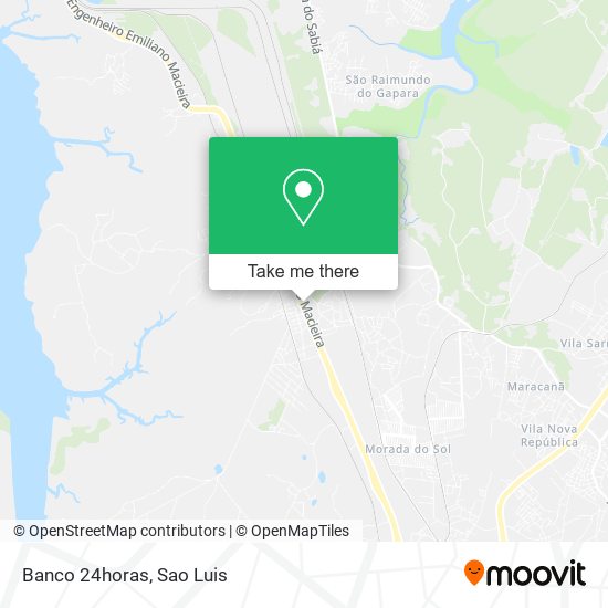 Banco 24horas map