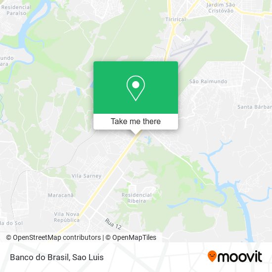 Banco do Brasil map