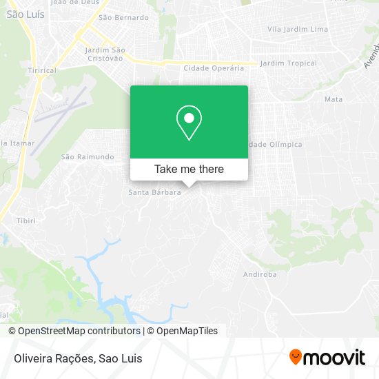 Oliveira Rações map