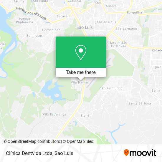 Clínica Dentvida Ltda map