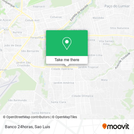 Banco 24horas map