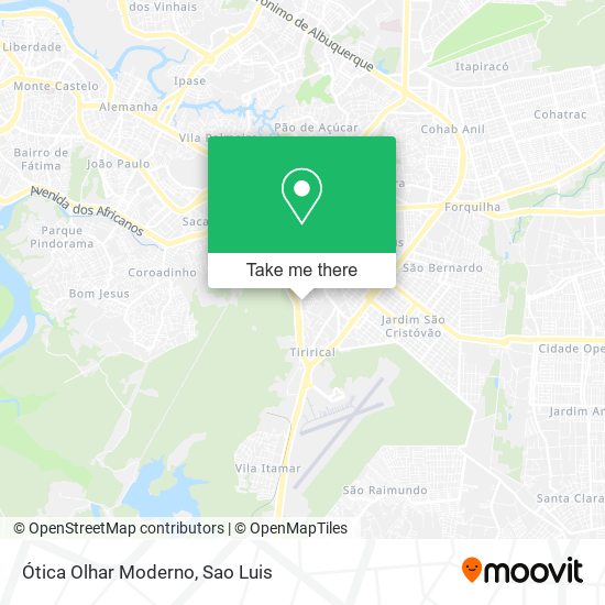 Ótica Olhar Moderno map