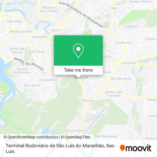 Terminal Rodoviário de São Luís do Maranhão map