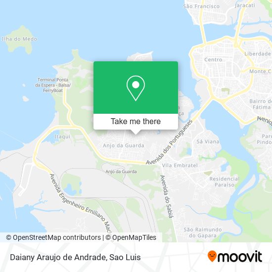 Mapa Daiany Araujo de Andrade