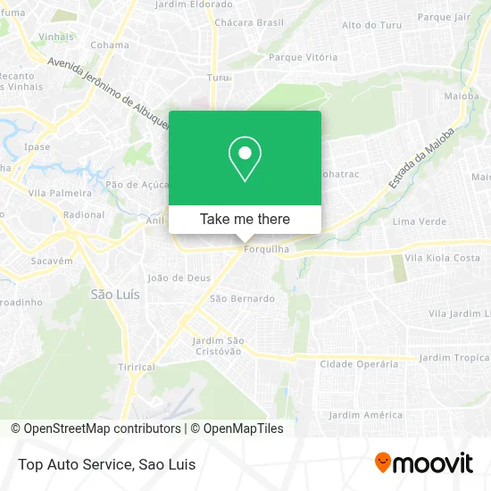 Top Auto Service map