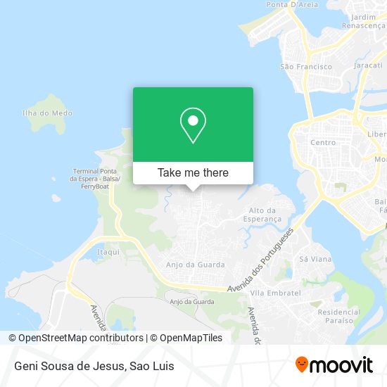 Mapa Geni Sousa de Jesus